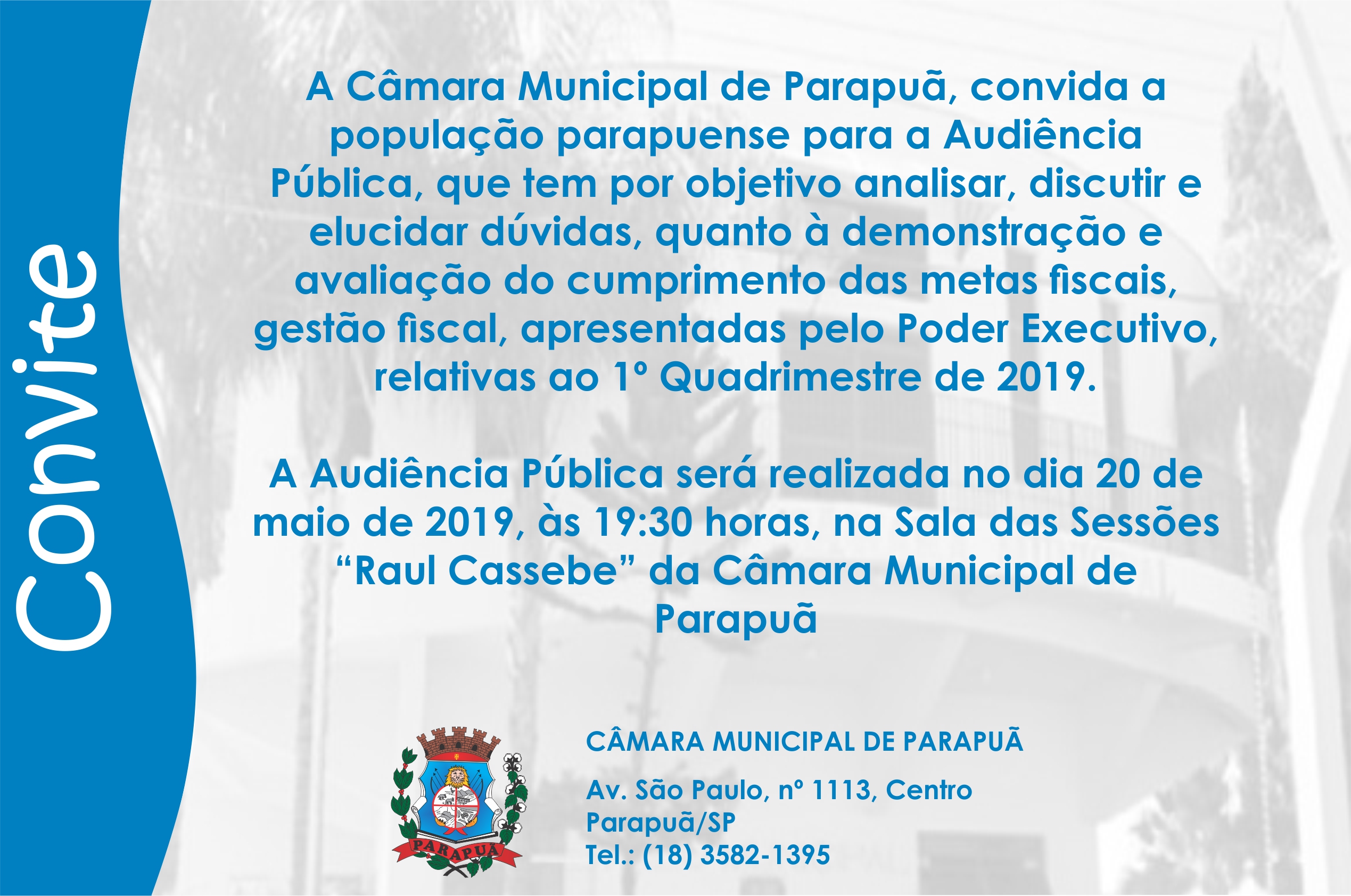 Audiência Pública - 20/05/2019