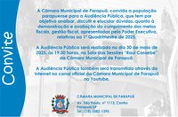 Audiência Pública - 30/05/2025