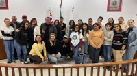 Câmara recebe visita dos Alunos do grêmio estudantil da Escola Estadual de Parapuã