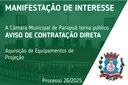 Manifestação de Interesse - Aquisição de Equipamentos de Projeção