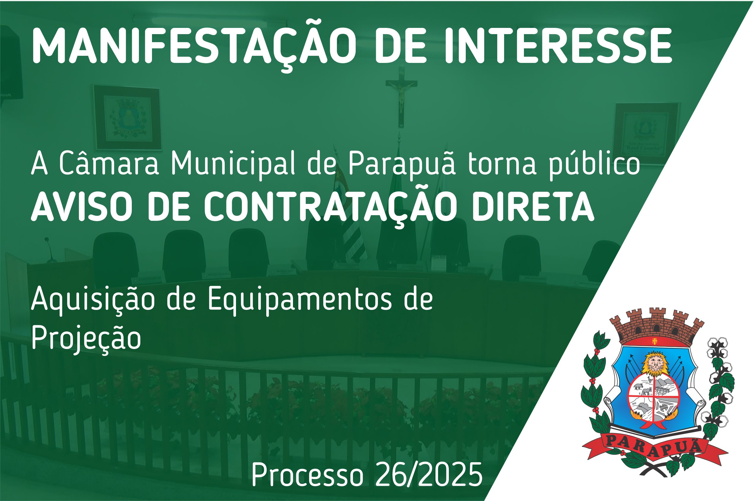Manifestação de Interesse - Aquisição de Equipamentos de Projeção