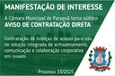 Manifestação de Interesse - Licenças Google Workspace